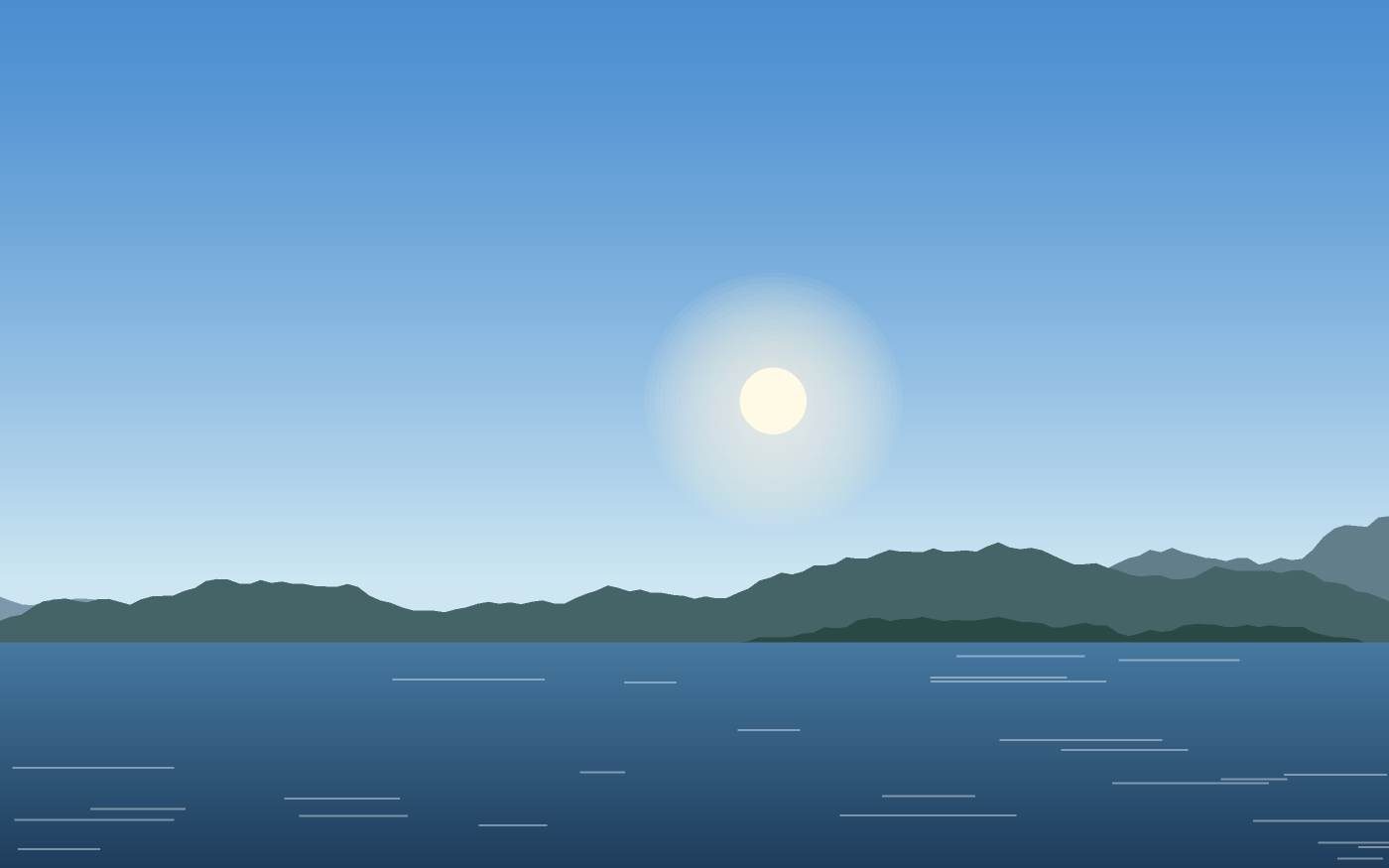 Landschaftsillustration