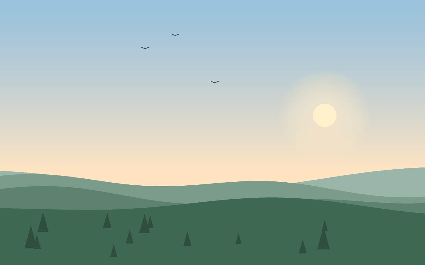 Landschaftsillustration
