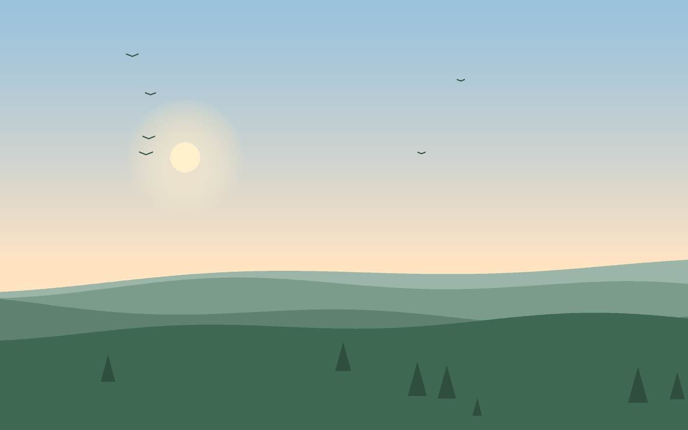 Ilustrace krajiny