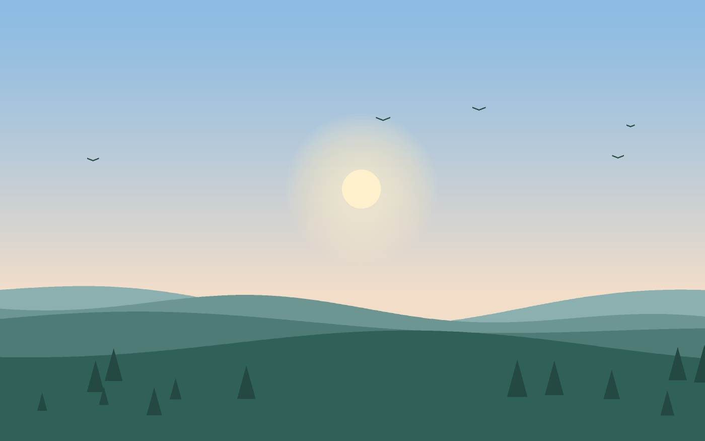 Ilustrace krajiny