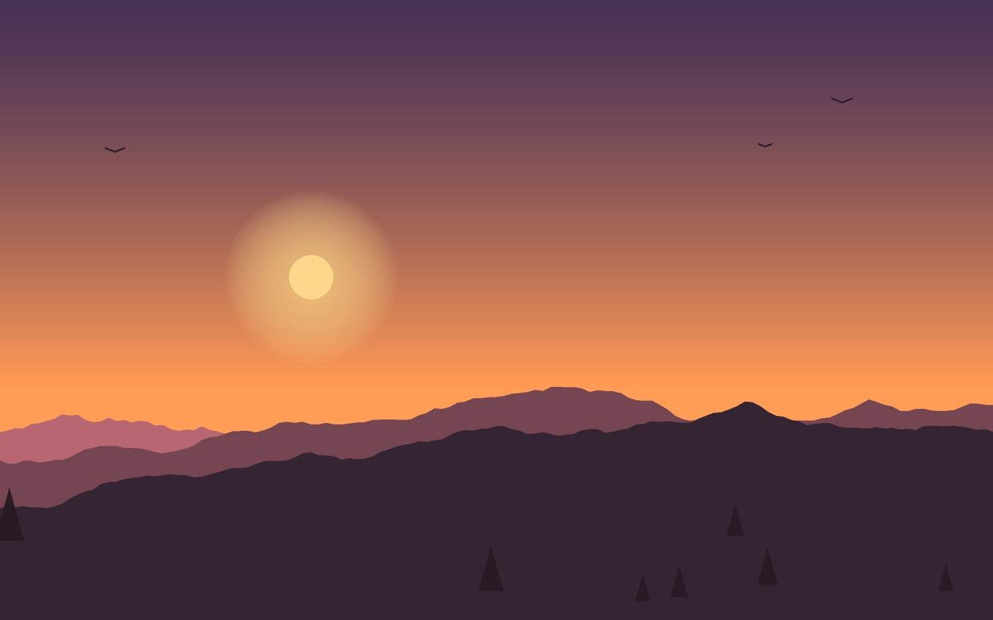 Landschaftsillustration