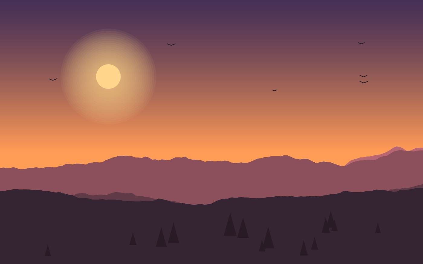 Landskabsillustration