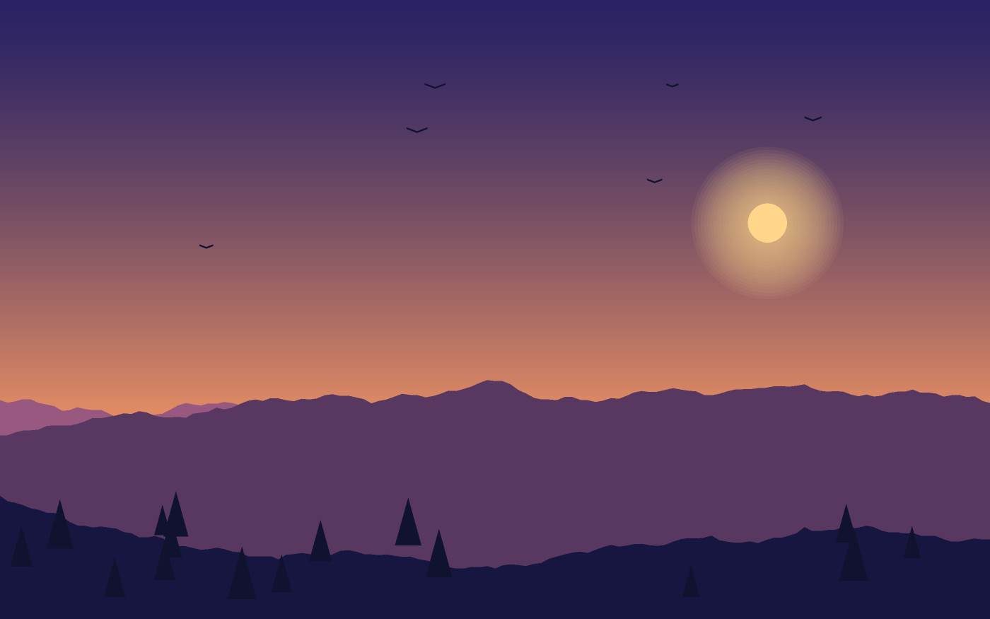 Landschapsillustratie