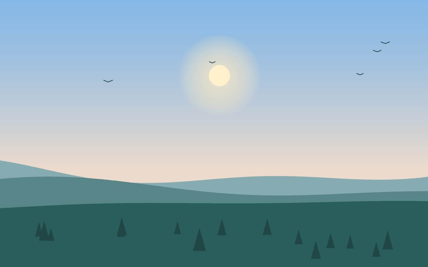Landschapsillustratie