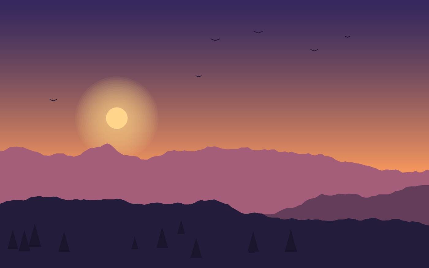 Ilustracja krajobrazu